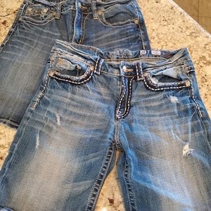 Ladies Miss Me Shorts size 28 (Lot of 2)